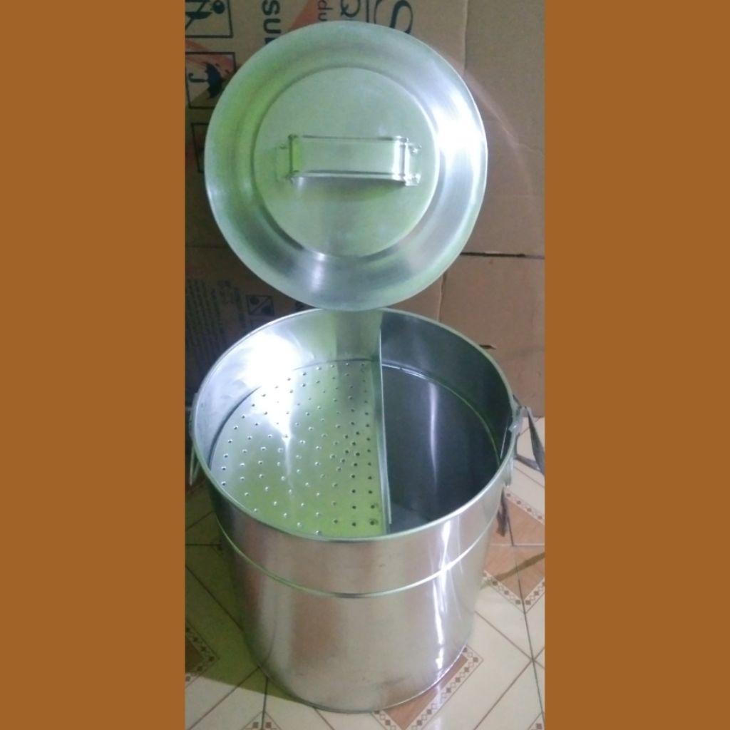 Dandang bakso, cilok, nasi, mie ayam, cuangky, bubur, soto, alumunium/stenlis alat dapur, panci