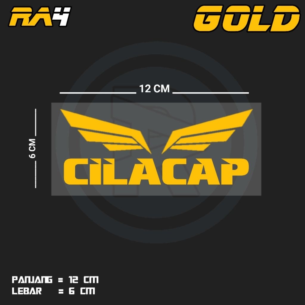 STIKER CUTTING TULISAN CILACAP | RA4 JTG