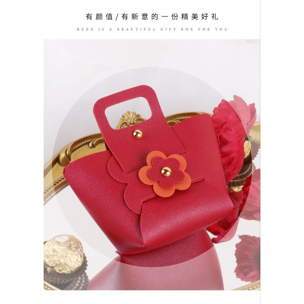 

GOODIE BAG LEATHER TAS KULIT SINTETIS HAMPERS SOUVENIR GIFT BAG LUCU