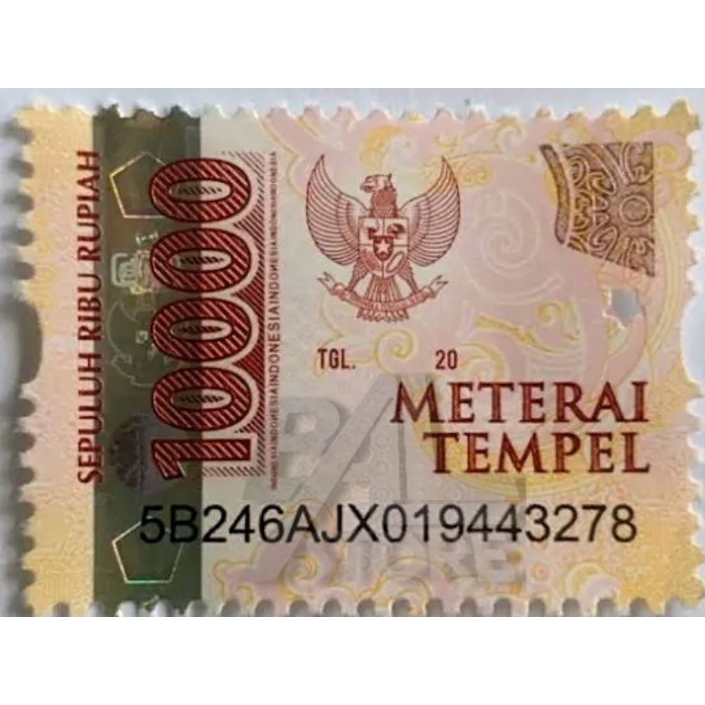 

Materai 10000 ORI isi per10 pcs