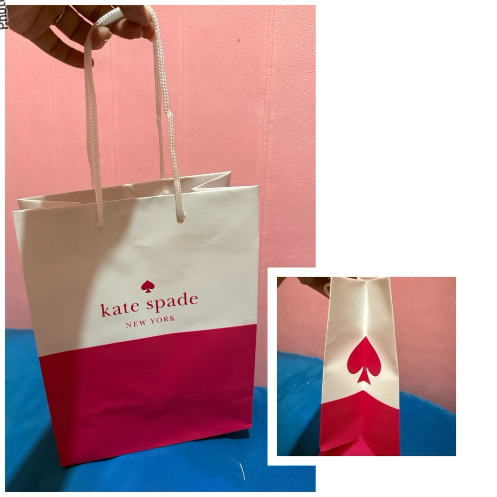 

TERMURAH READY STOCK Paperbag KATE SPADE ORIGINAL 100% Size S / Kantong kertas tas / Tas kado / Tas jinjing kertas karton / Katespade / Kotak kado