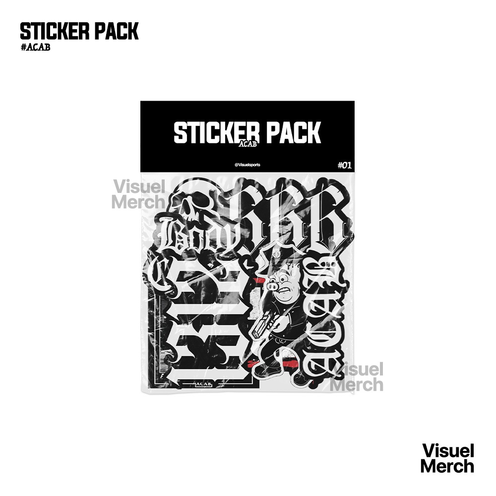 

Sticker Pack - Acab | Sticker Band | Sticker Vinyl | Sticker Helm | Sticker Tumblr | Sticker Laptop | Sticker Pack Acab