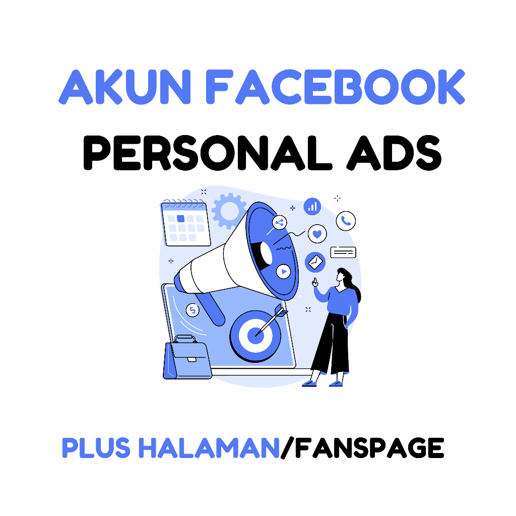 Akun facebook Personal Ads + Halaman Fanspage Siap Pakai
