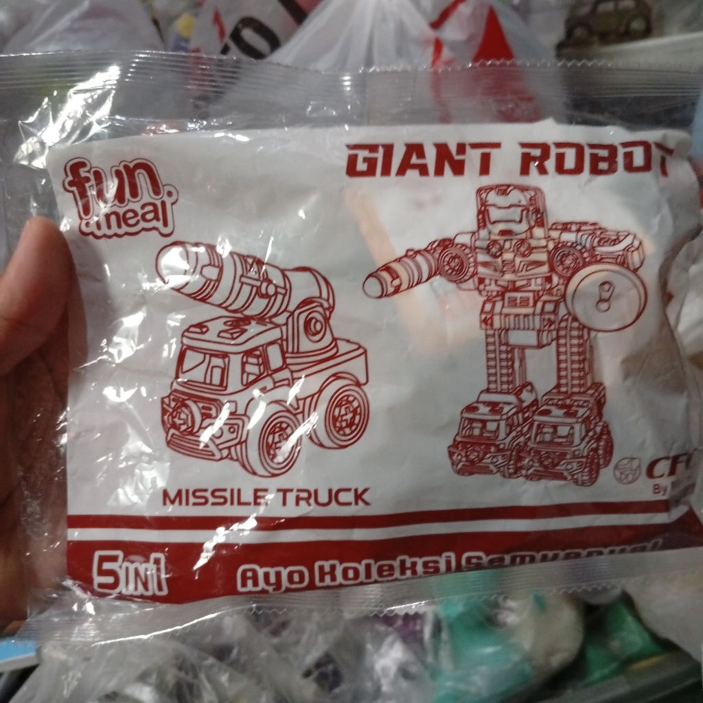 cfc toys fun meal giant robot 2025 missile truck