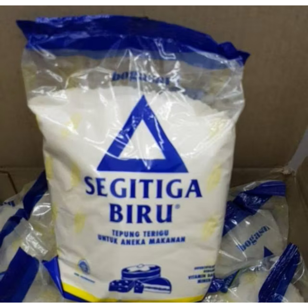 

Tepung Segitiga Biru Bogasari ekonomis 1kg