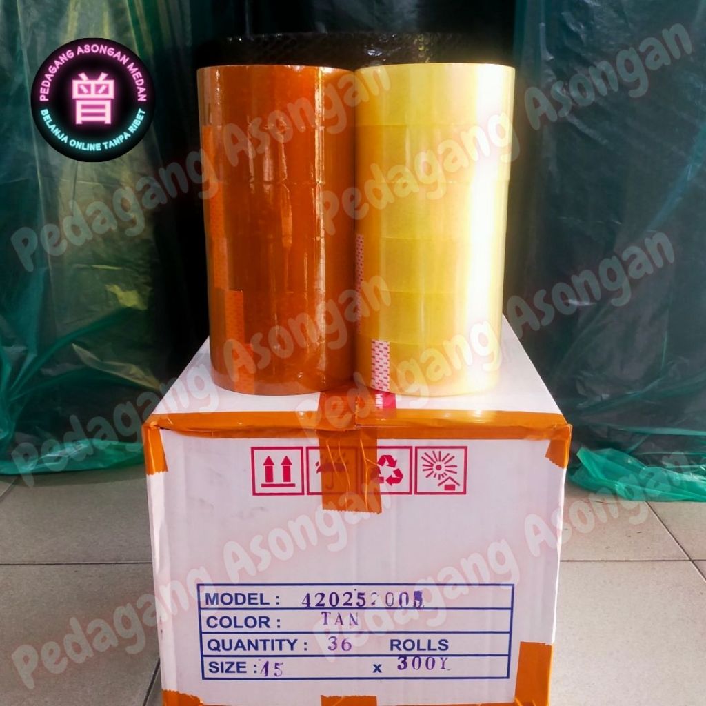 

Lakban Selotip Isolasi Jumbo 45mm 300yard (1 Dus 36 pcs)