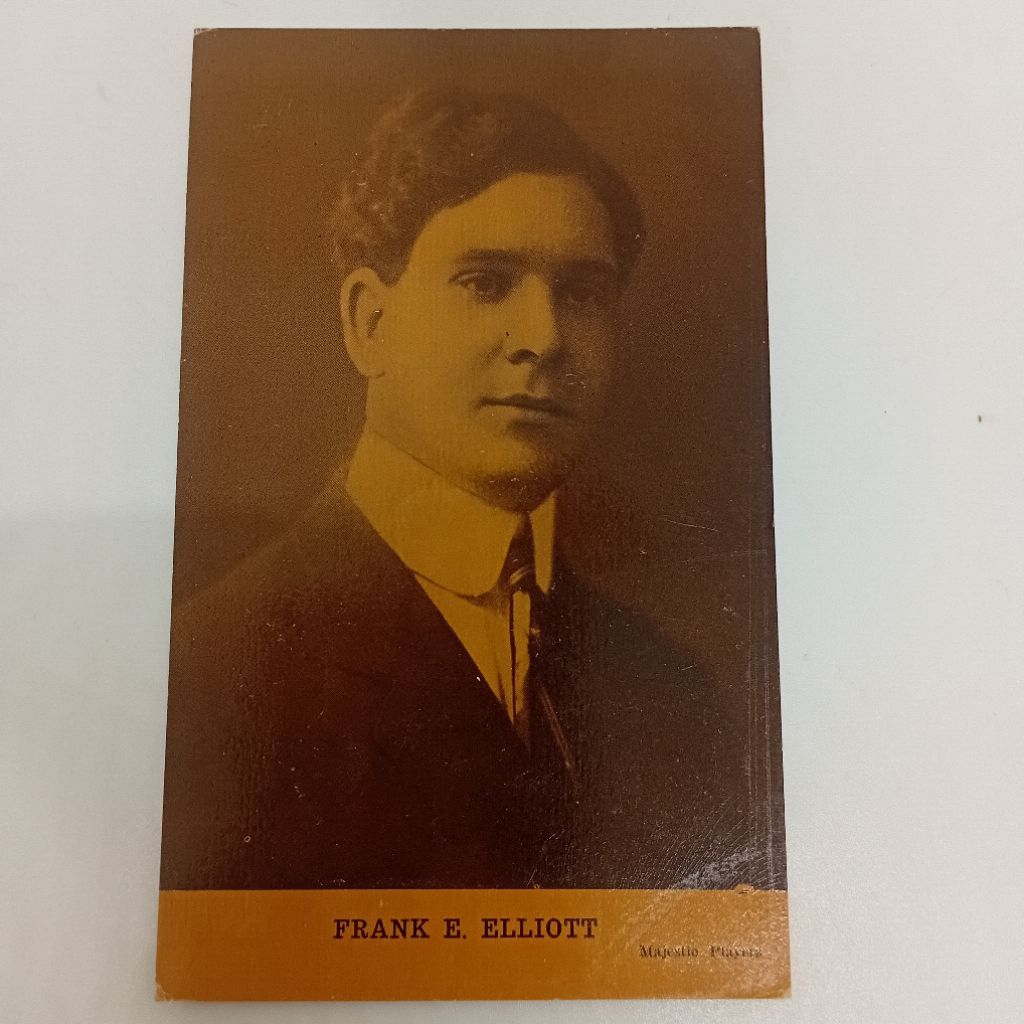 

Vintage Postcard "Frank E. Elliott" by Kraus Mfg. Co., N. Y.