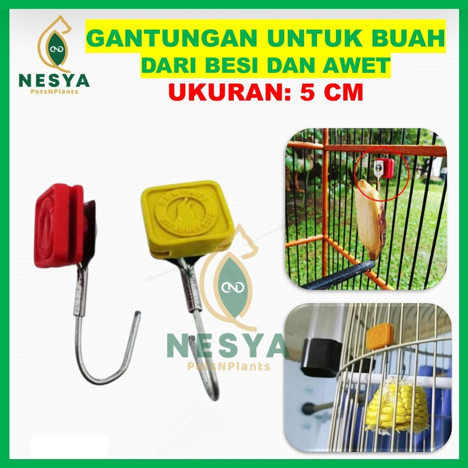 Gantungan Besi Buah Sayuran Bahan Kawat Untuk Burung Best Seller