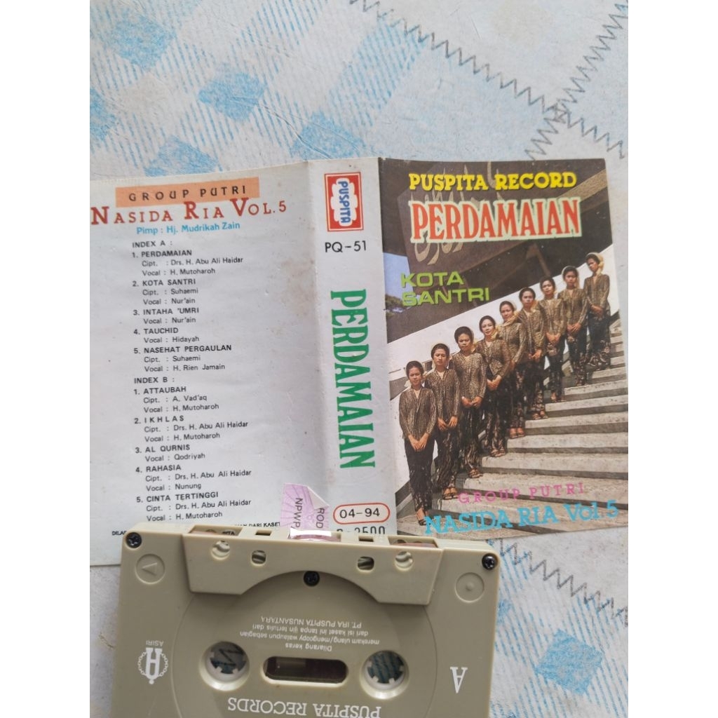 Kaset pita Nasida Ria vol 05 Perdamaian
