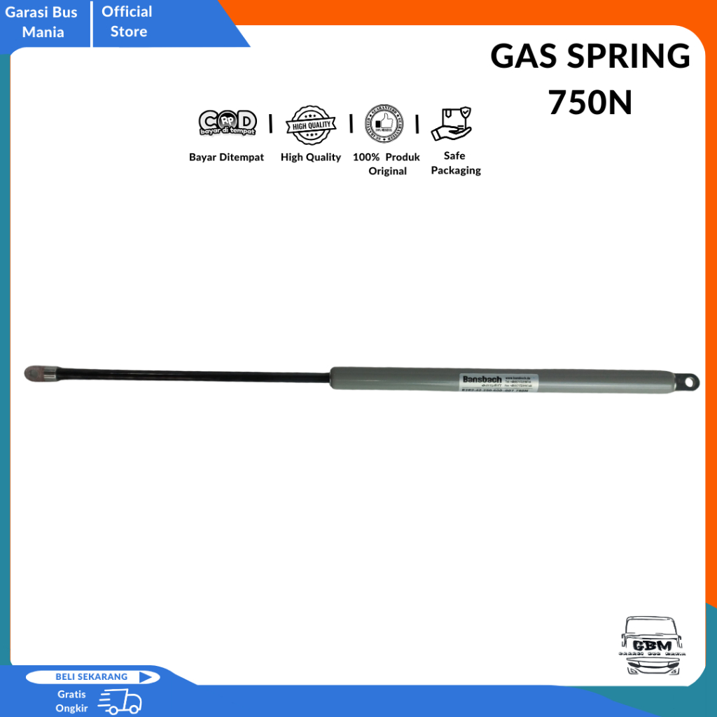 Hidrolik 60CM 750N bansbach/Shock breker Bansbach 60CM 750N