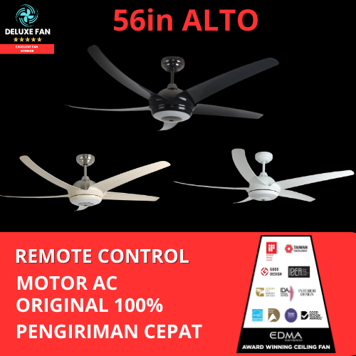 Kipas Edma 56In Alto Lampu Gantung Mt Edma Black Remote Control