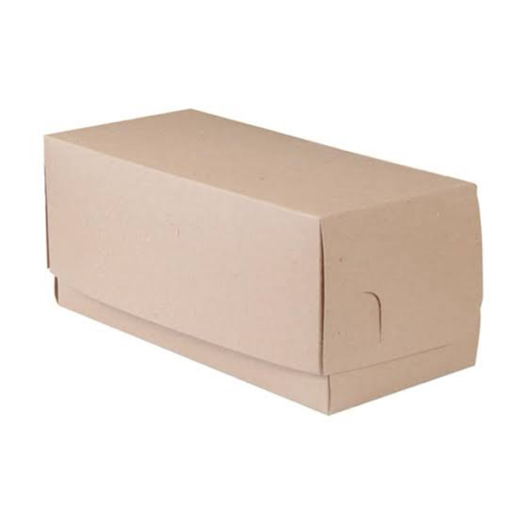 

Box Kraft Roti Bakar 22x10x10 Laminasi 325 gsm - Kotak bombolini donat