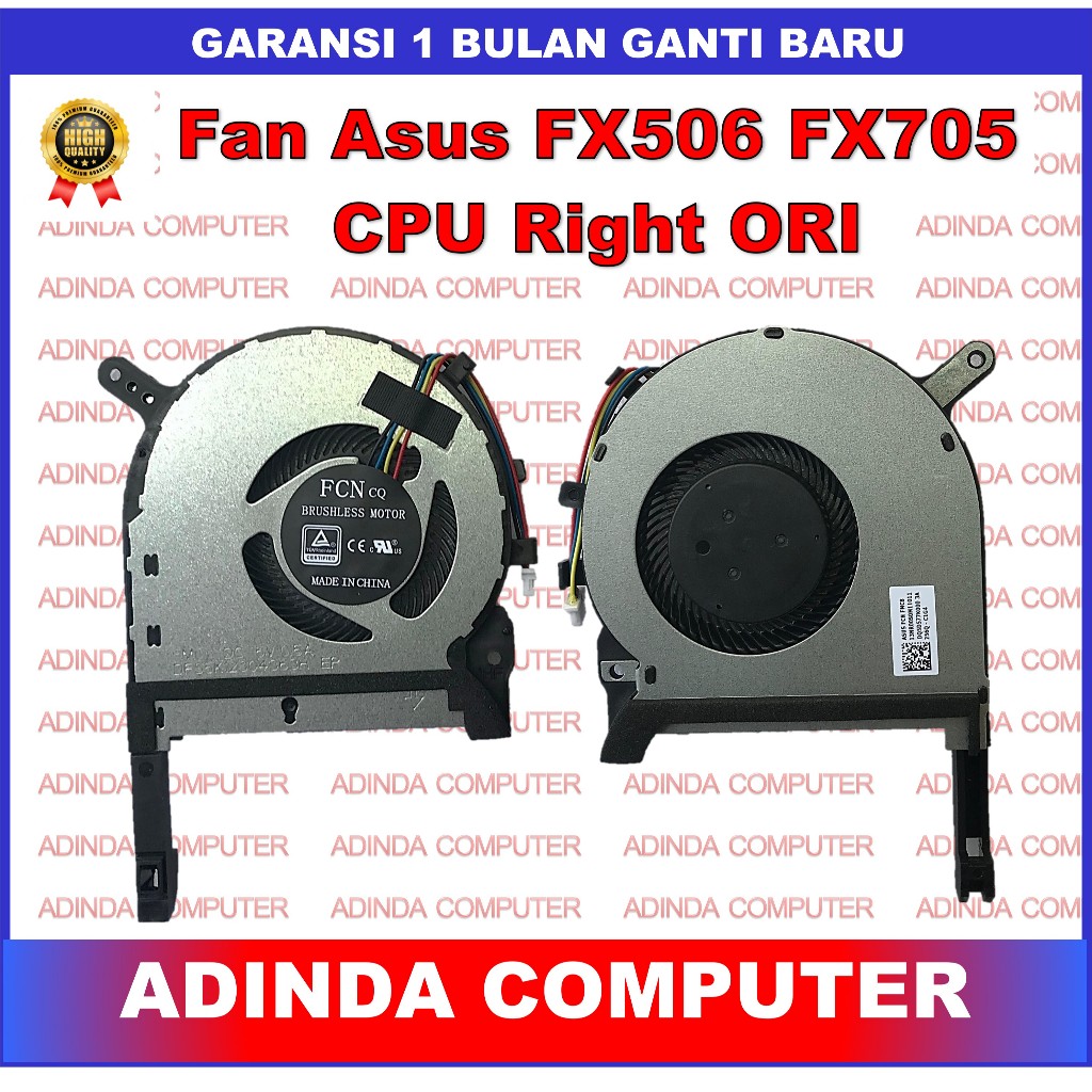Fan Asus ROG TUF FX506 FX506IH FX506II FX506LH FX506LI FX705 CPU ORI