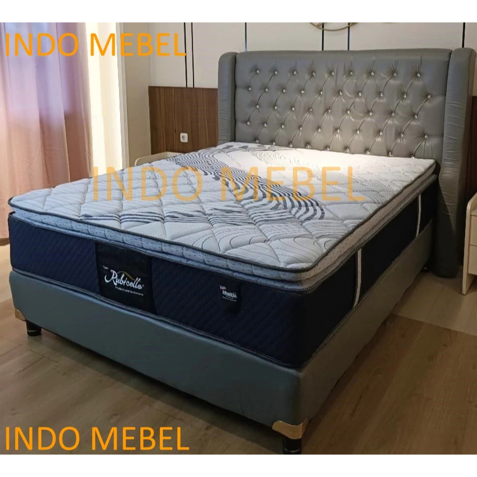 Kasur Springbed American Rubicelle Pillo Top POCKET SPRING ( Matras ONLY ) Promo Murah Ready Makassa