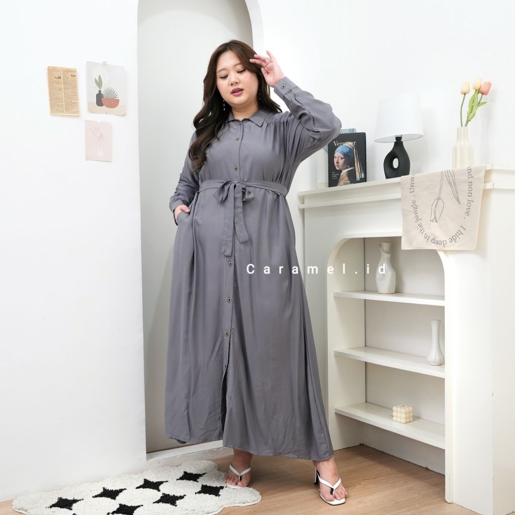 Gamis Rayon Twill Jumbo XXXL Ld 130 140cm