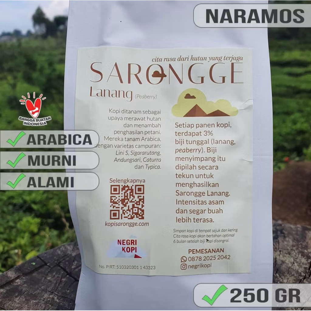 

Kopi Sarongge Bubuk Lanang