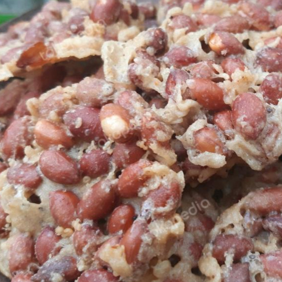 Peyek Full Kacang 250gr Peyek Kacang Bulat / Peyek Kacang Bulat