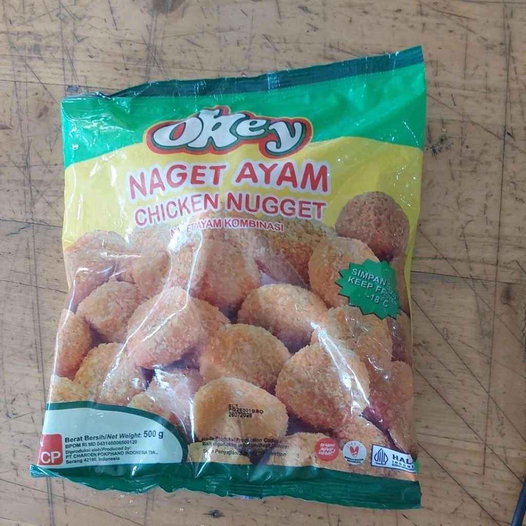 

OKEY NUGGET AYAM 500GR