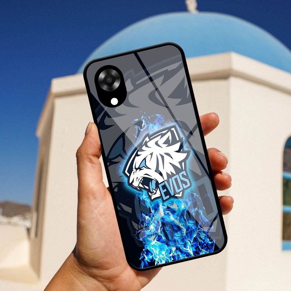 PLAYER CASE GLOSSY PREMIUM MOTIF EVOS UNTUK TYPE OPPO A17K A17 A16 A15 A15S A12 OPPO A18- CASE KEREN