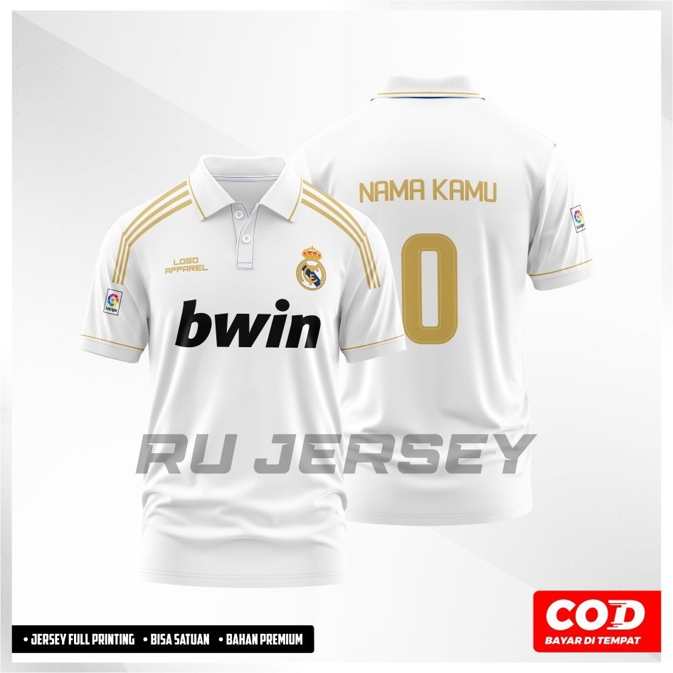 Jersey Real Madrid 2011 Full Printing