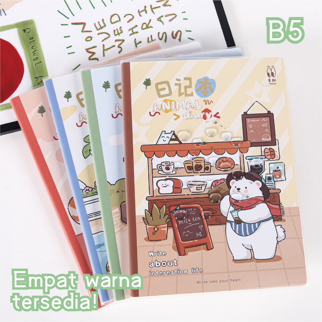 

Seri Hewan Lucu B5 Buku Harian Menebal 132 Halaman Menulis Tinta Yang Halus Dan Tidak Bisa Ditutup Tinta Air Tinta Pelindung Buku Harian Buku Harian Buku Catatan Pertemuan Kantor Manual