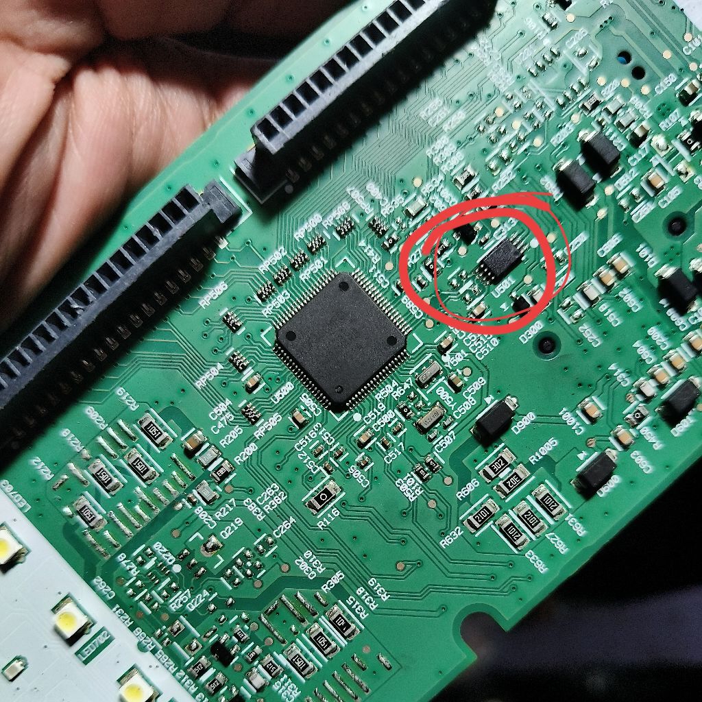 IC Eeprom Speedometer Honda Stylo 160, sudah isi program