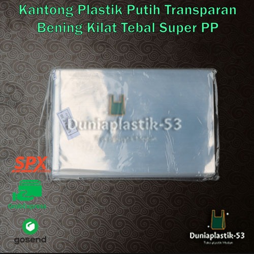 Plastik PP Bening Tebal 0,10 / Plastik PP Kaca / Plastik PP Keripik singkong Kentang Kacang