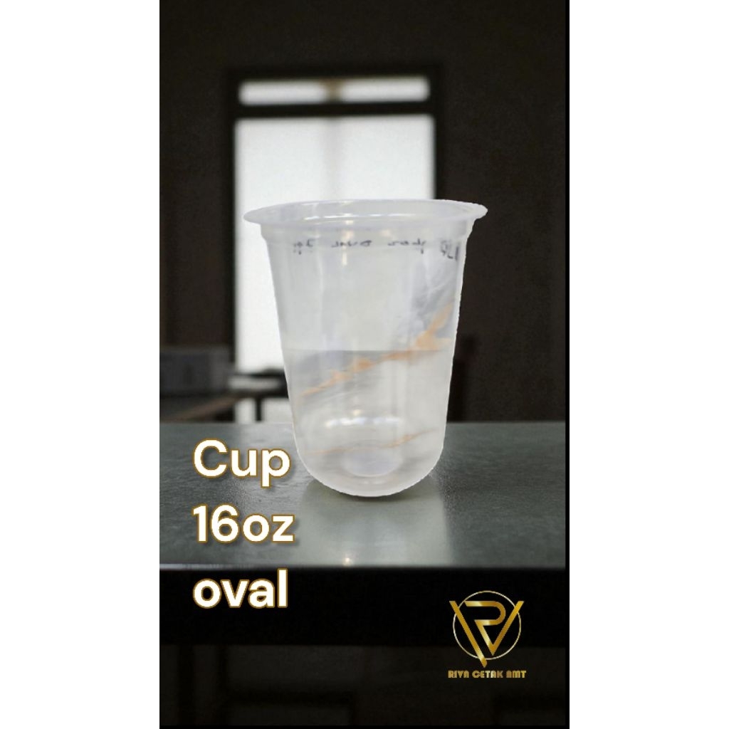 SABLON CUP 16OZ OVAL COSTUM