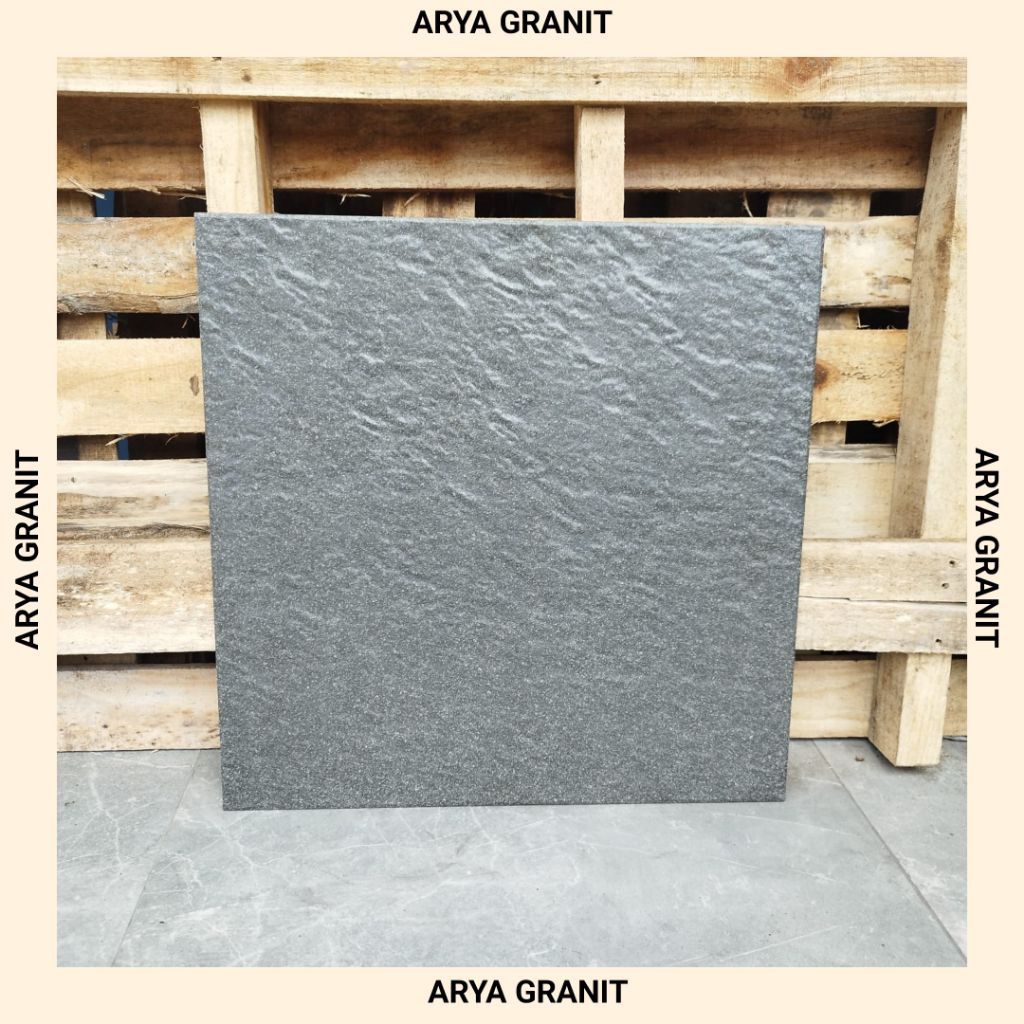 Keramik lantai kasar Kia Blamga Graphite UK 50×50