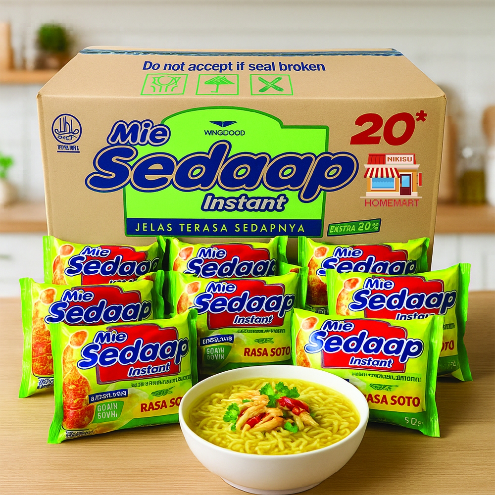 

MIE SEDAAP SOTO KUAH 1 DUS PROMO!!!