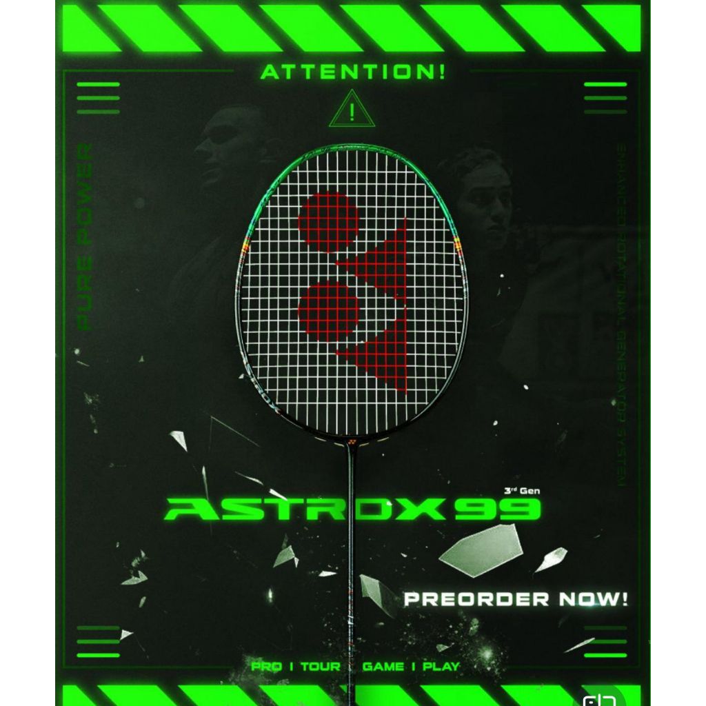 YONEX ASTROX 99 TOUR GEN 3 NEW COLOR RAKET BADMINTON