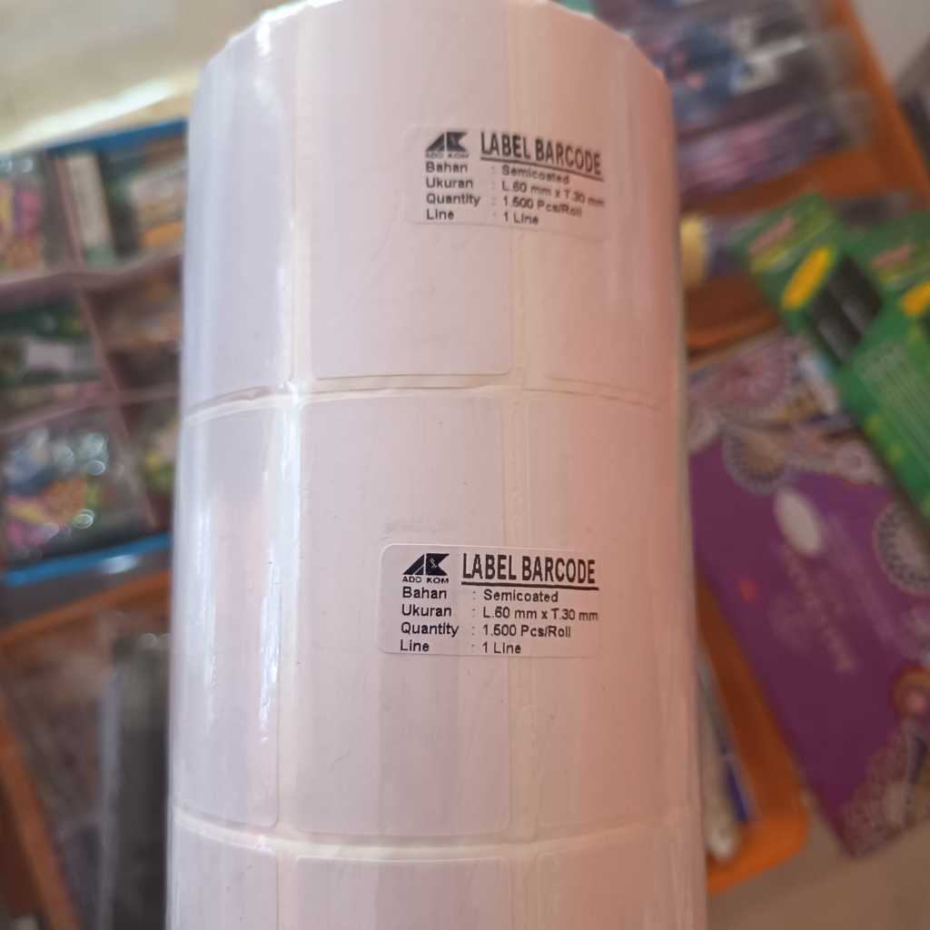 

LABEL BARCODE 60X30 (1 LINE)