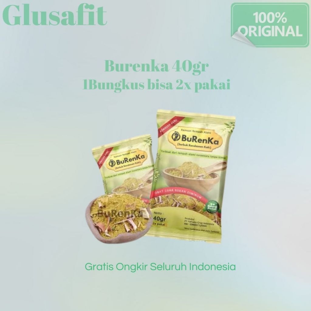 Burenka Bubuk Rendaman Kaki Serbuk Herbal Ramuan Jamu Pengobatan Alternatif Herbal Asli Original