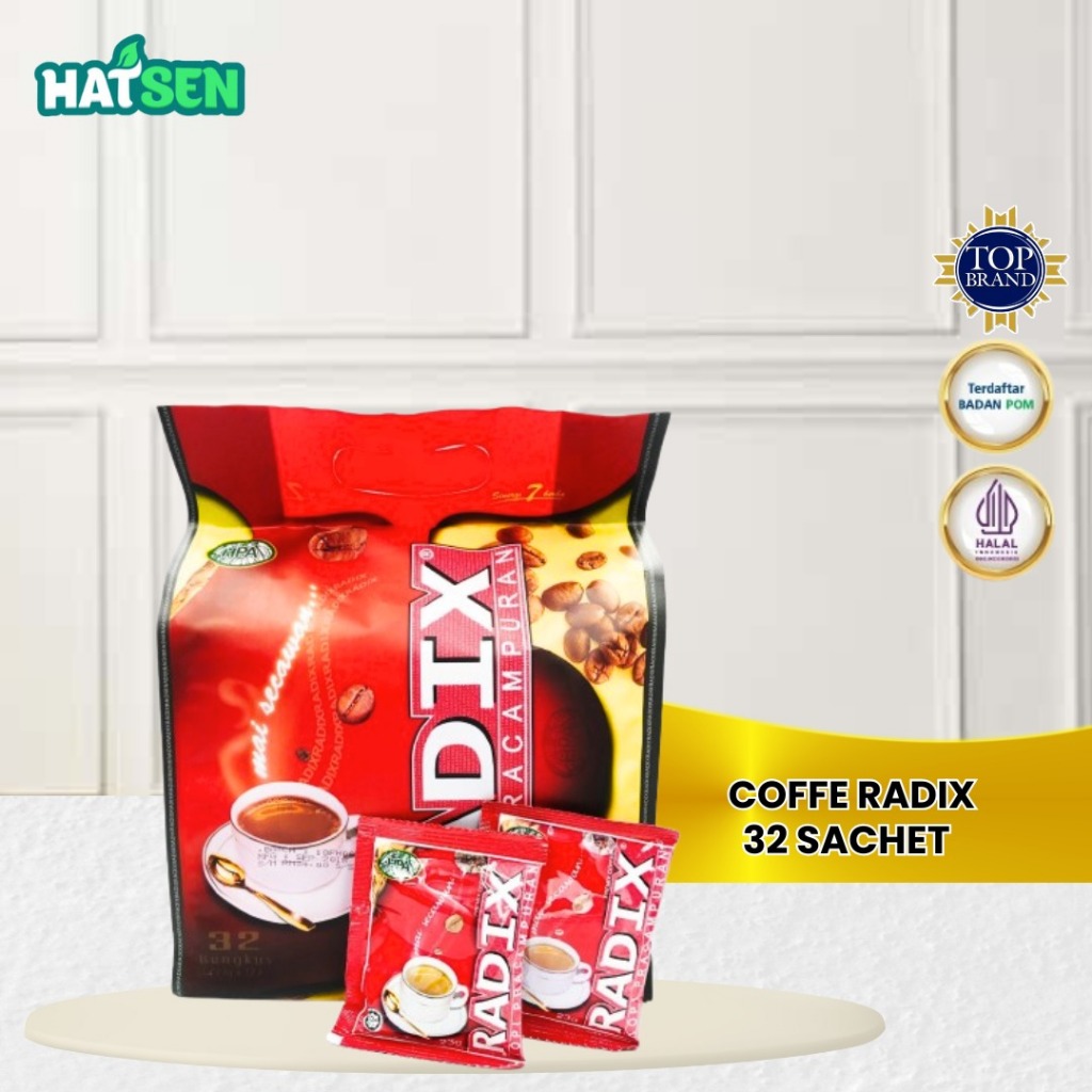 

Kopi Radix hpa Malaysia Asli Isi 32 Sachet