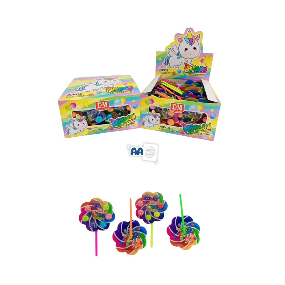 

DSM BUBBLE GUM KIPAS RAINBOW ISI 30