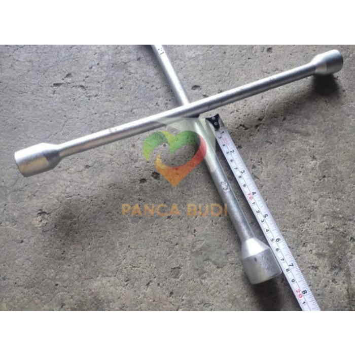 Kunci Roda Mobil Palang Ban Mobil 4 Way Lug Wrench Cross 17-19-21-23mm PB8