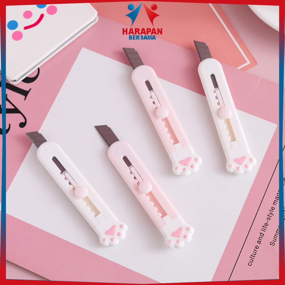 

EC Cutter Mini Motif Animal Portable Cutter Unboxing Paket / Kater Mini Pisau Pemotong Kertas Karakter Hewan Harapan Bersama C786