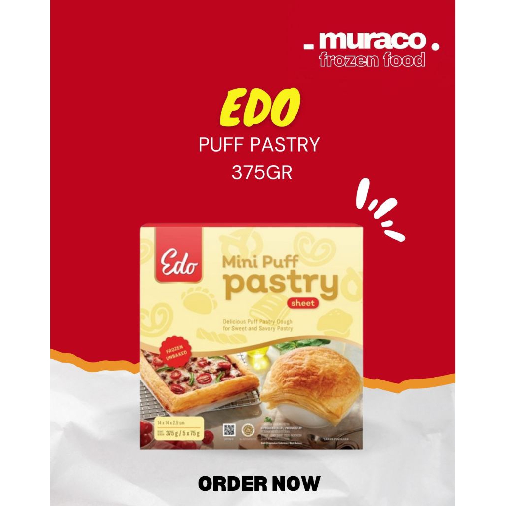

Edo Mini Puff Pastry Sheet 375gr