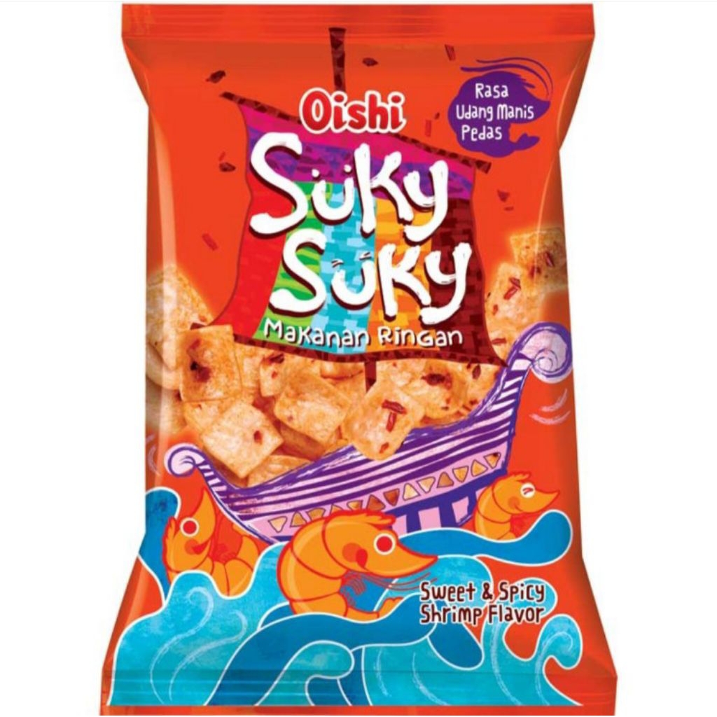 

Oishi Suky Suky Udang Manis Pedas 60 g