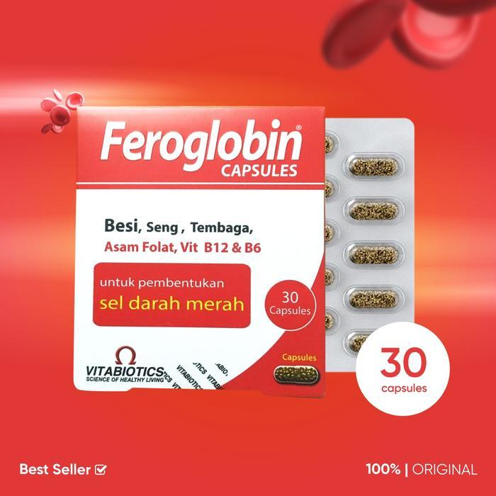Feroglobin Vitabiotics Kapsul - Penambah Darah