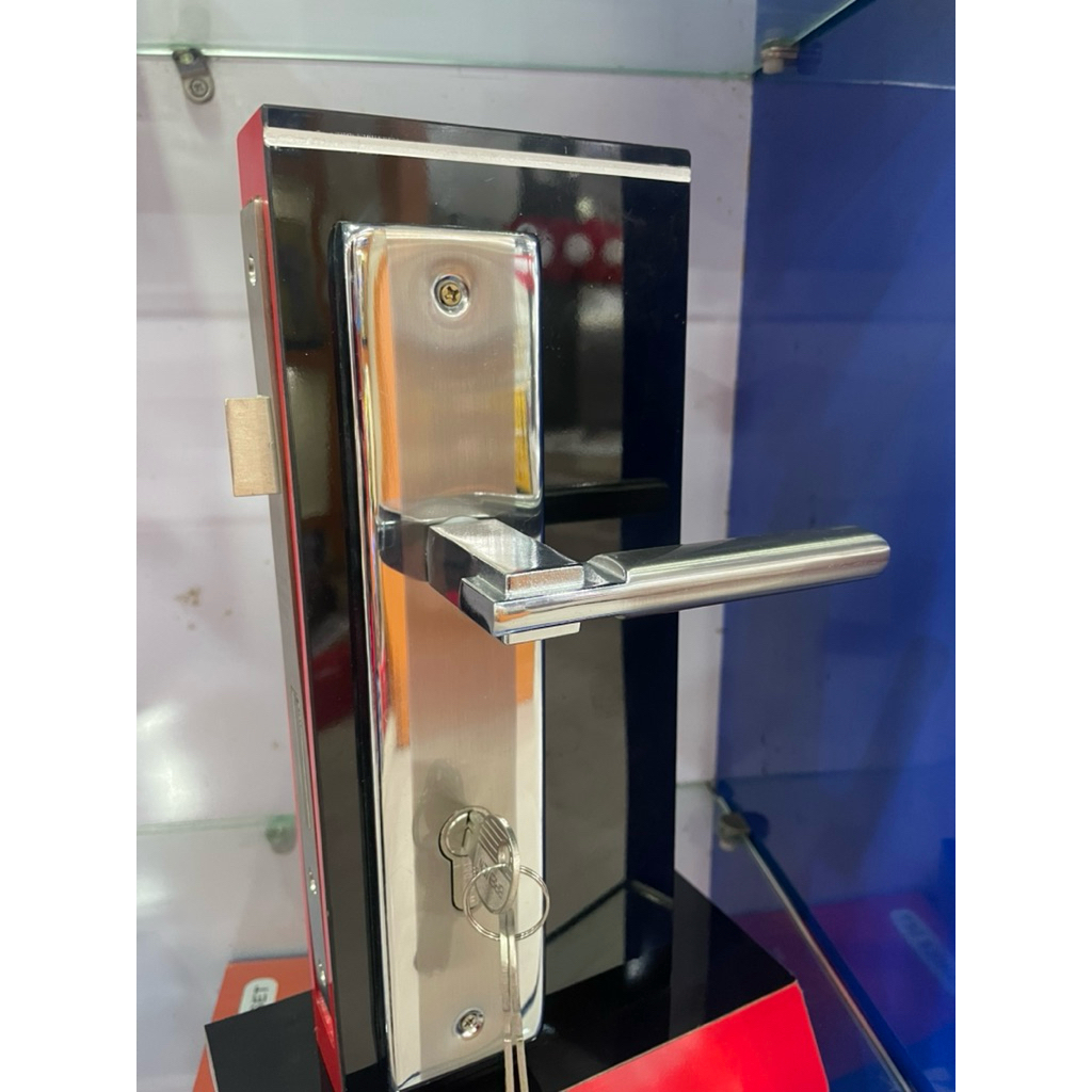 Hendel Pintu SET/  Stainless / Slot pintu / gagang pintu