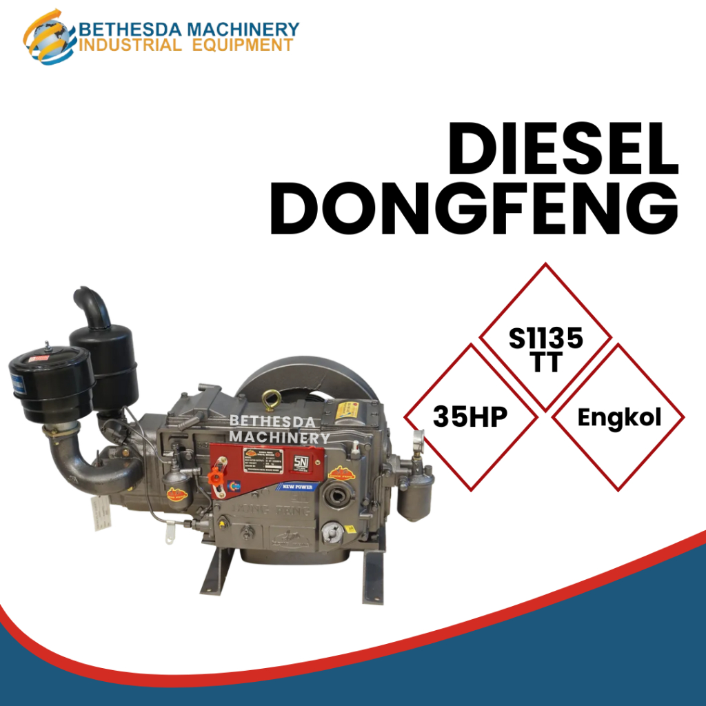 DONGFENG Mesin Penggerak 35 HP / 35 Pk Tanpa Tangki S 1135 TT