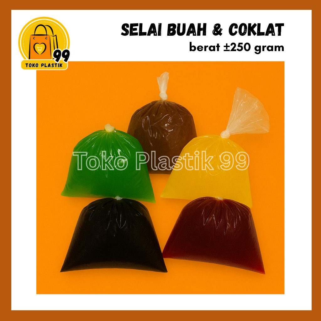 

[± 250 gram] Selai Buah & Coklat Repack / Selai Buah Eceran Asli / Selai Buah Serat Tinggi