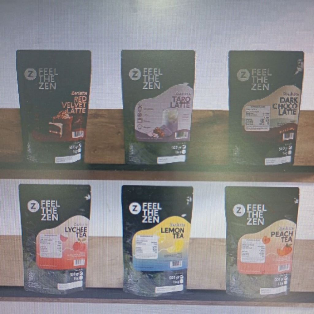 

ZENLATTE Matcha Thai Tea Taro Minuman Rasa-rasa 500gr / Milkshake