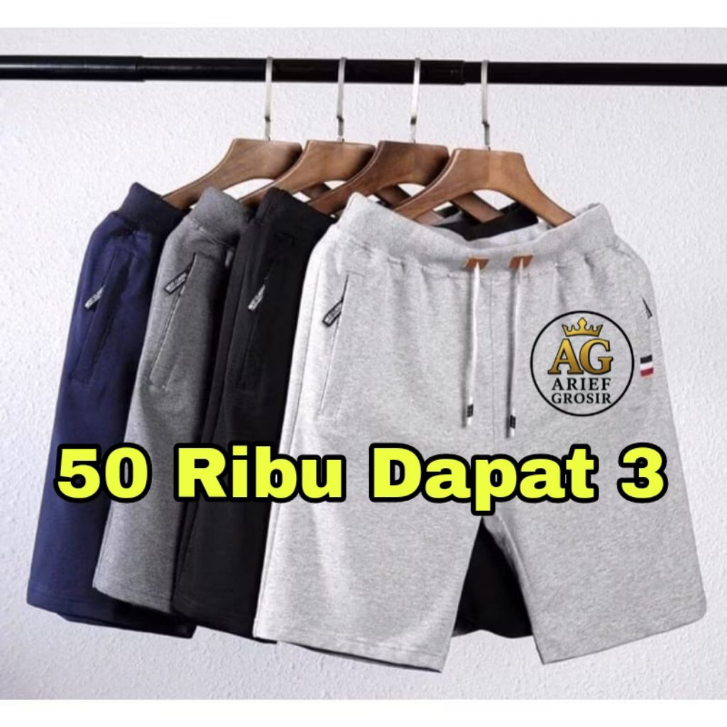 CELANA PENDEK PRIA / CELANA PENDEK BABY TERRY / CELANA SANTAI