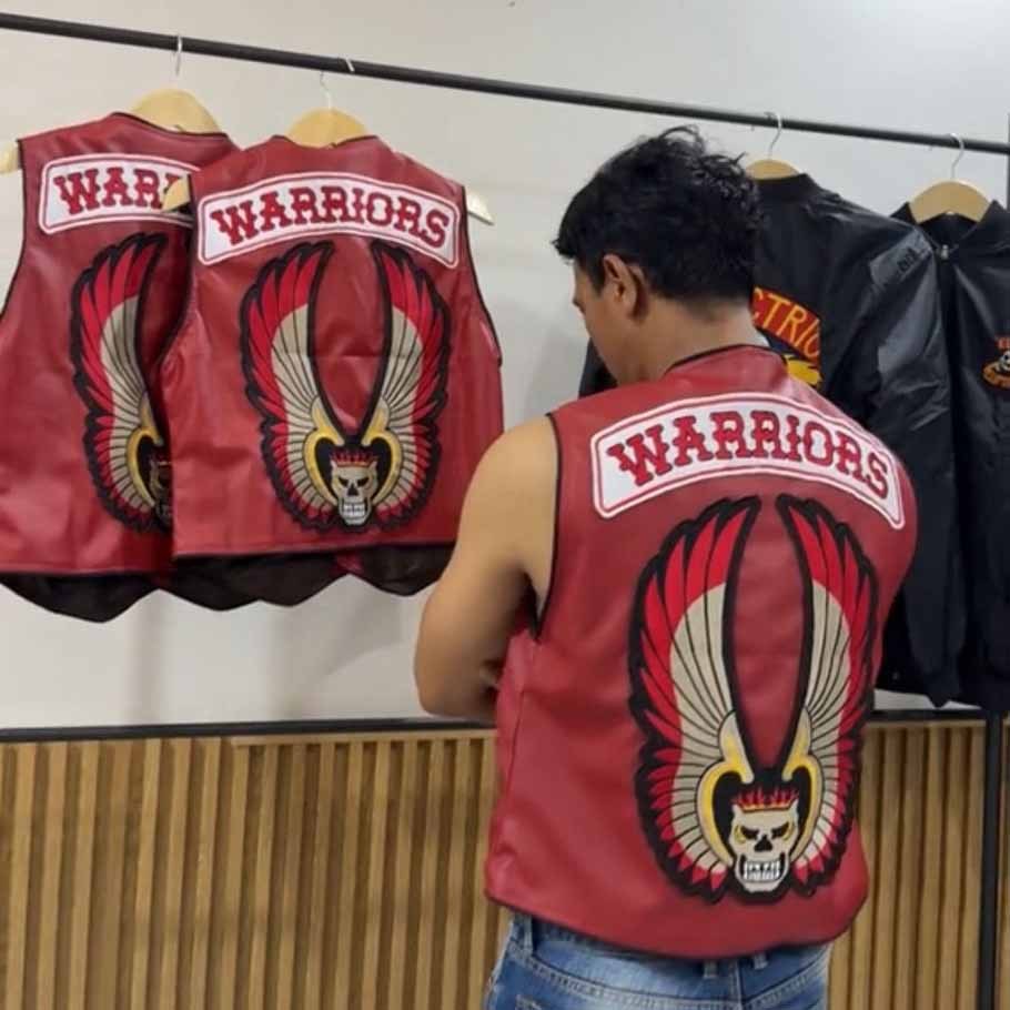 Jaket Rompi The Warriors / Vest The Warriors - Kulit Sintetis Premium