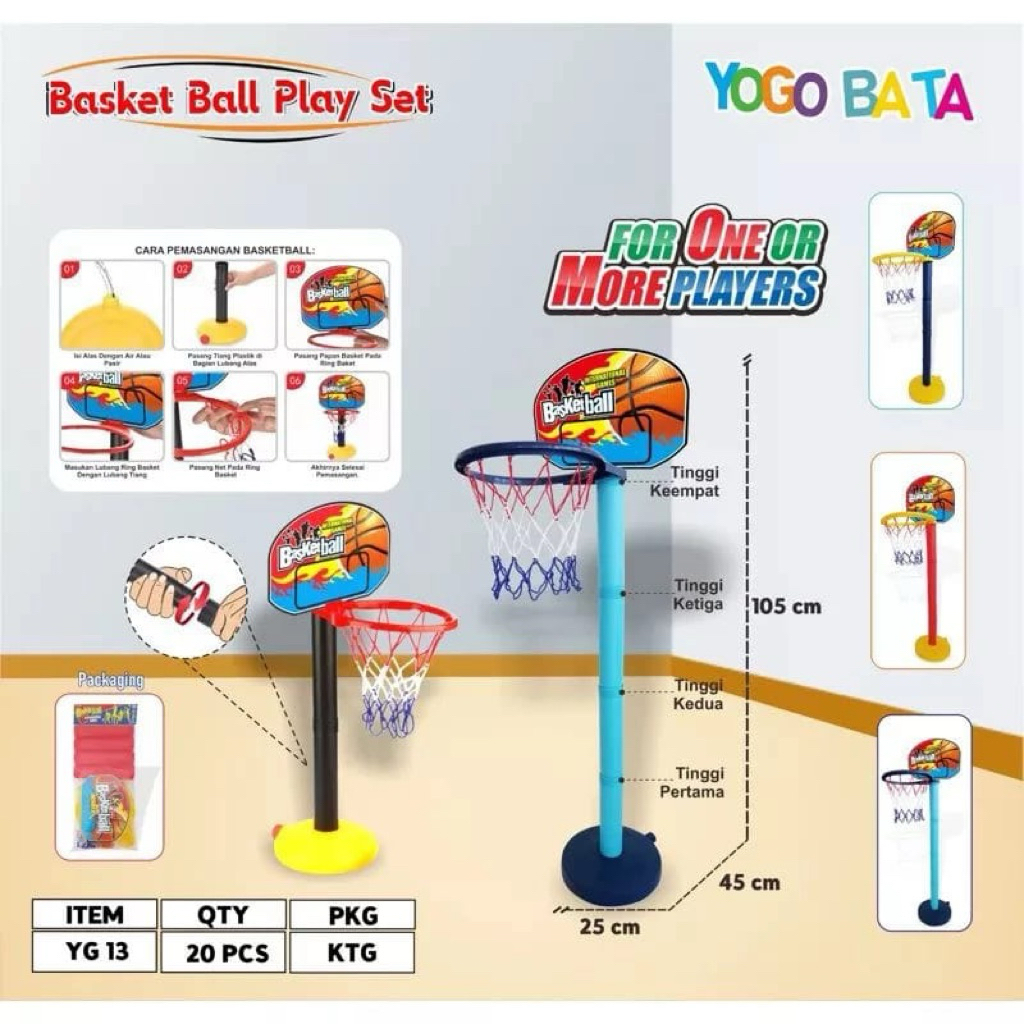 1169 mainan basket ball anak”/ mainan bola basket ring anak”/ mainan bola basket anak