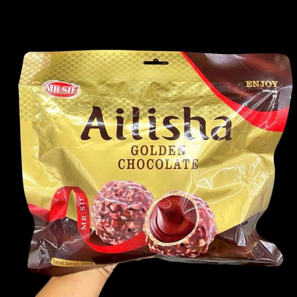 

ailisha golden chocolate 200gr