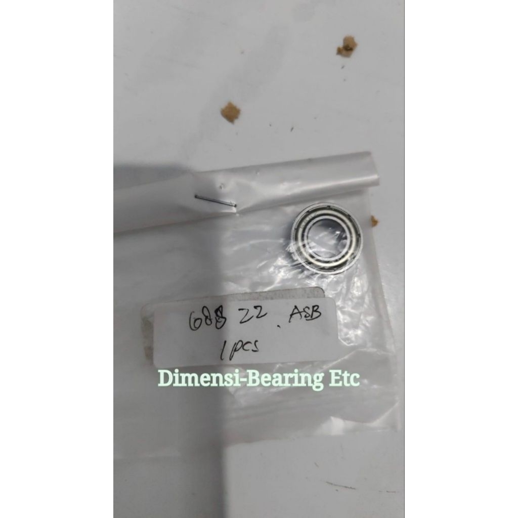 688 ZZ ASB / 688ZZ ASB MINIATURE BEARING