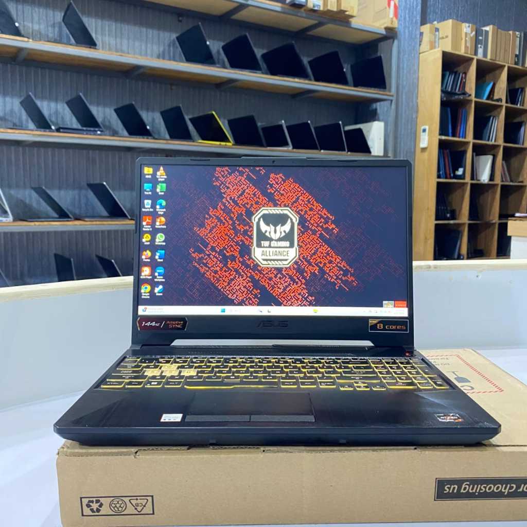 LAPTOP SECOND,Laptop Asus TUF Gaming 15 FA506IC, Amd Ryzen 7 - 4800H, ###DualVga: - Amd Radeon TM Gr